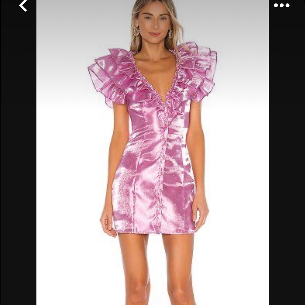 NWT Majorelle Oaklyn Pink metallic minidress